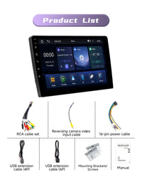Autoradio CarPlay 2 DIN Universel – Écran 9 ou 10,1 Pouces, Filaire, Caméra en Option, vue 25