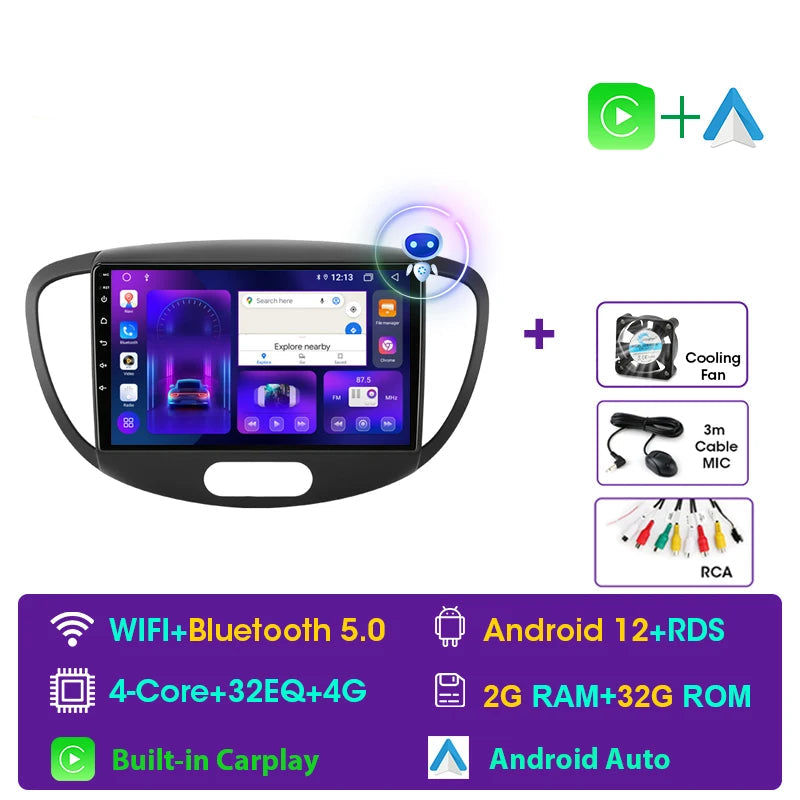 Autoradio hyundai i10 2007–2013