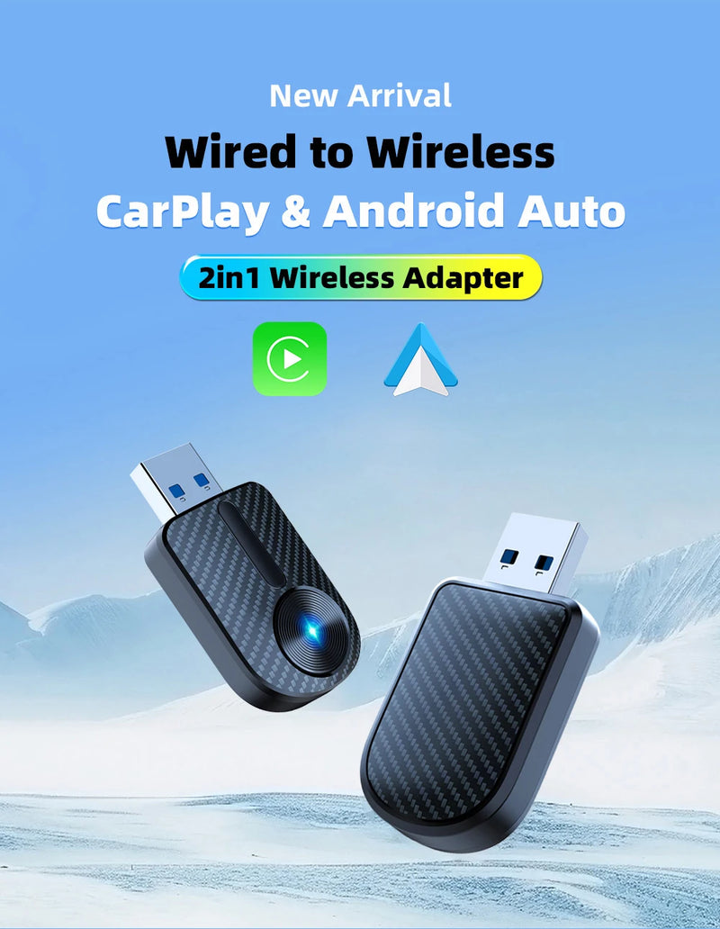 Adaptateur CarPlay Sans Fil USB 2 en 1 – 7 Modèles au Choix, Bluetooth 5.4, Wi-Fi 5,8 GHz, vue 19