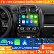 Autoradio CarPlay Jeep Compass et Patriot (2010-2016) – Écran QLED, sans fil