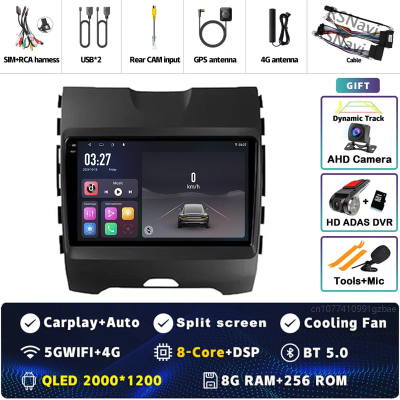 Autoradio CarPlay Ford Ranger, Everest et Edge (2015-2018) – Écran 9 pouces, jusqu'à 16 Go + 512 Go, vue 39