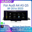Autoradio CarPlay Audi A4 A5 Q5 B9 (2016-2023) – Écran 12,3 pouces, Android 14