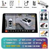 Autoradio CarPlay Citroën Berlingo, Peugeot Partner et Opel Combo (2019-2020) – Écran 9 pouces, Android 16, jusqu'à 16 Go + 512 Go, vue 36