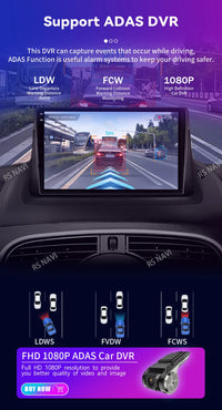 Autoradio CarPlay Renault Kangoo (2009-2018) – Écran 9 pouces, Android 16, jusqu'à 16 Go + 512 Go, vue 24