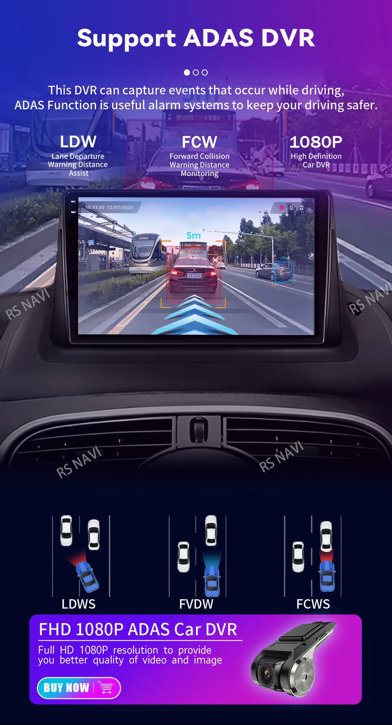 Autoradio CarPlay Renault Kangoo (2009-2018) – Écran 9 pouces, Android 16, jusqu'à 16 Go + 512 Go, vue 24