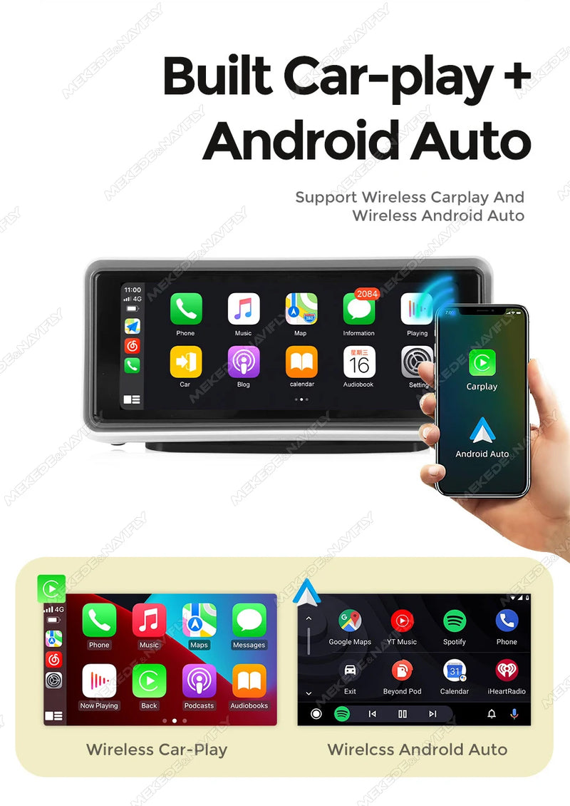 Écran CarPlay Portable Universel – 6,86 ou 10,26 Pouces, Sans Fil, FM et AUX, vue 16