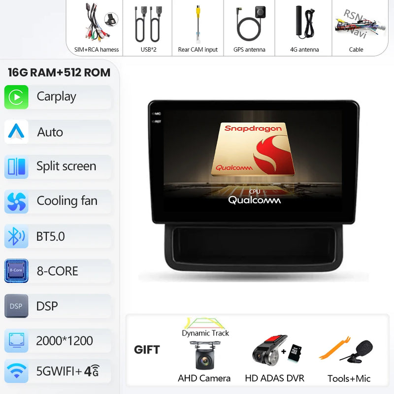Autoradio CarPlay Renault Trafic 2, Opel Vivaro A et Nissan Primastar (2006-2014) – Écran tactile, jusqu'à 16 Go + 512 Go, vue 39