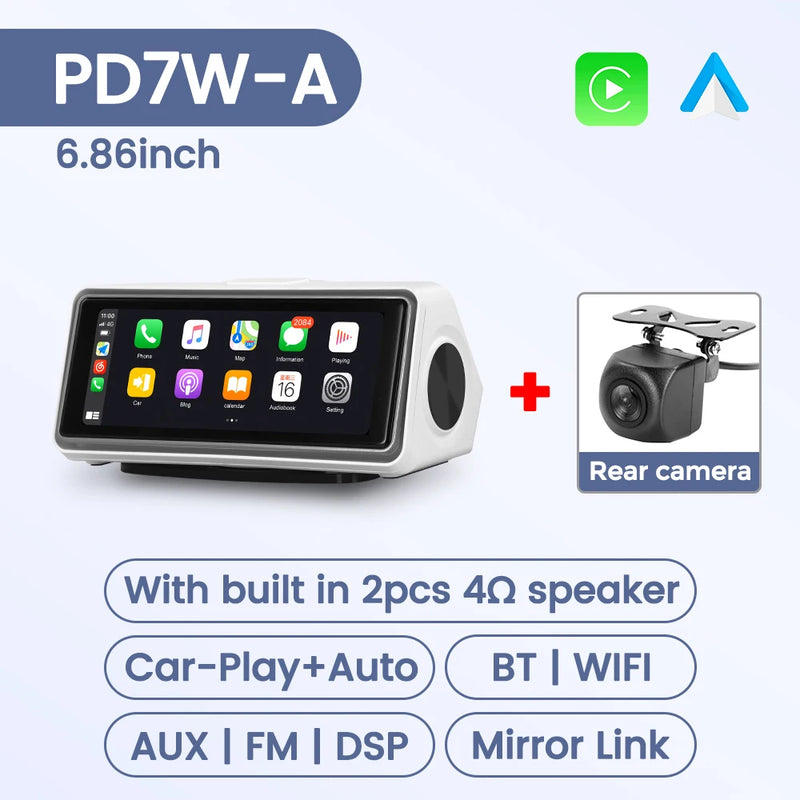 Écran CarPlay Portable Universel – 6,86 ou 10,26 Pouces, Sans Fil, FM et AUX, vue 44