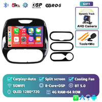 Autoradio CarPlay Renault Captur (2016-2019) – Écran 9 pouces, Android 16, vue 19