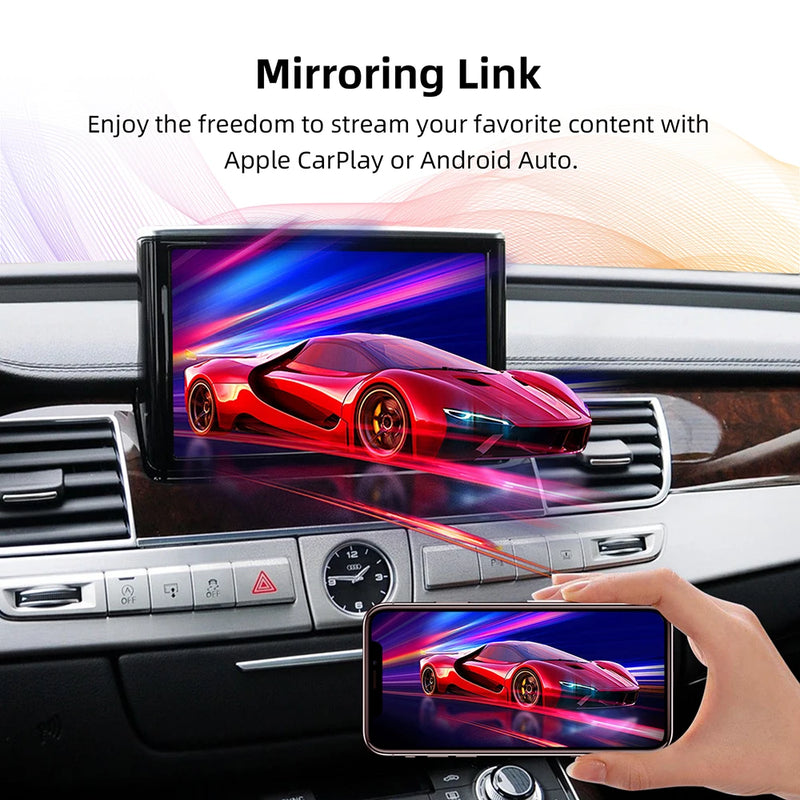 Boîtier CarPlay Audi A8 (2012-2015) MMI 3G – Écran d'origine conservé, sans fil, vue 5
