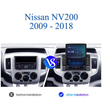 Autoradio CarPlay Nissan NV200 (2009-2018) – Écran vertical 9,7 pouces, vue 2