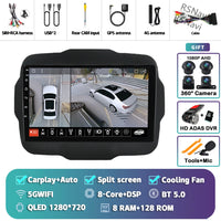 Autoradio CarPlay Jeep Renegade (2016-2020) – Écran 9 pouces, jusqu'à 16 Go + 512 Go, vue 39