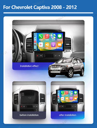 Autoradio CarPlay Chevrolet Captiva (2008-2012) – Écran 9 pouces sans fil, jusqu'à 16 Go + 512 Go, vue 8