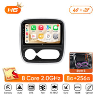 Autoradio CarPlay Renault Trafic 3 et Opel Vivaro B (2014-2018) – Écran 9 pouces, sans fil, vue 7