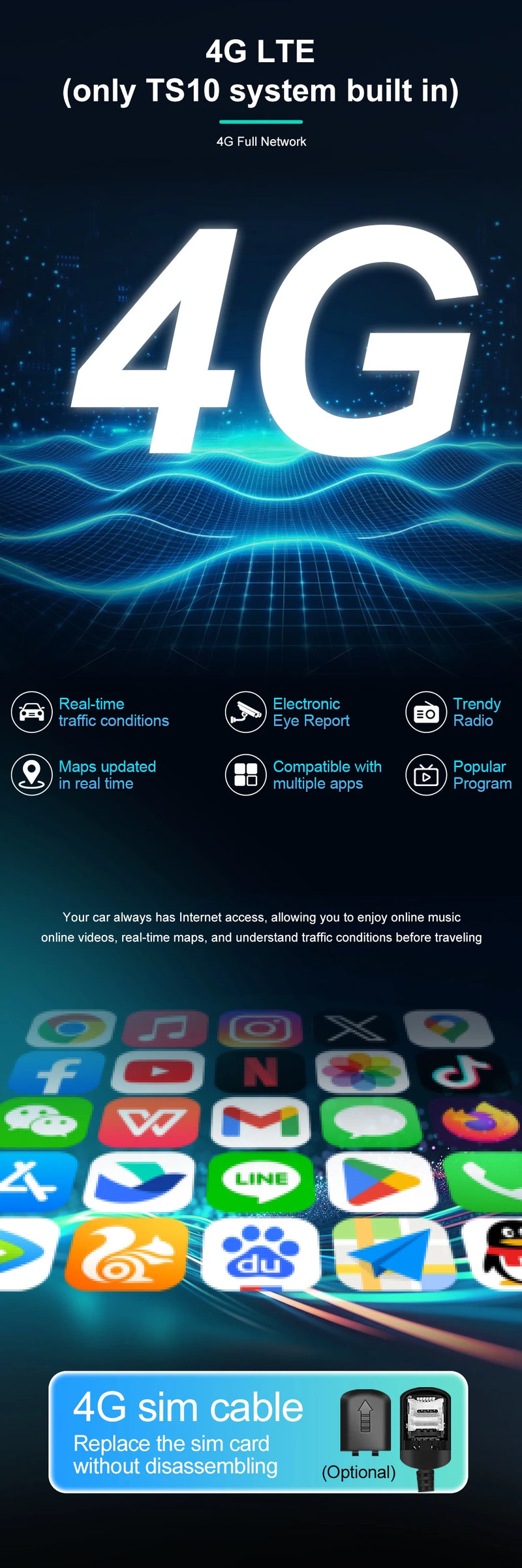 Autoradio CarPlay Volkswagen Polo 4 (2004-2009) – Écran QLED 9 pouces, Android 16, jusqu'à 12 Go + 256 Go, vue 20
