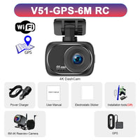 Dashcam 4K Avant et Arrière 4K – Écran 2 Pouces, Wi-Fi, GPS en Option, vue 25