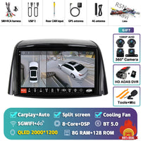 Autoradio CarPlay Renault Koleos (2008-2016) – Écran 9 pouces sans fil, jusqu'à 16 Go + 512 Go, vue 50