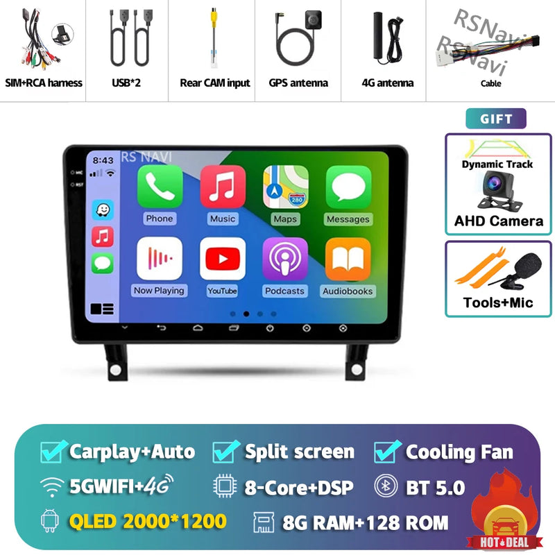 Autoradio CarPlay Opel Antara (2006-2017) – Écran QLED, Android 16, vue 28
