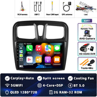 Autoradio CarPlay Dacia Sandero et Logan 2 (2014-2019) – Écran 9 pouces, jusqu'à 12 Go + 256 Go, vue 30