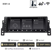 Autoradio CarPlay MINI Cooper R50 R52 R53 (2004-2007) – 10 Configurations, 4G, Android 13, vue 9