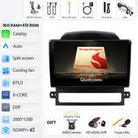Autoradio CarPlay Chevrolet Captiva (2008-2012) – Écran 9 pouces sans fil, jusqu'à 16 Go + 512 Go, vue 41