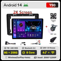 Autoradio CarPlay Citroën C2 et C3 (2001-2010) – Écran IPS 9 pouces, option écran 2K, jusqu'à 12 Go + 256 Go, vue 39