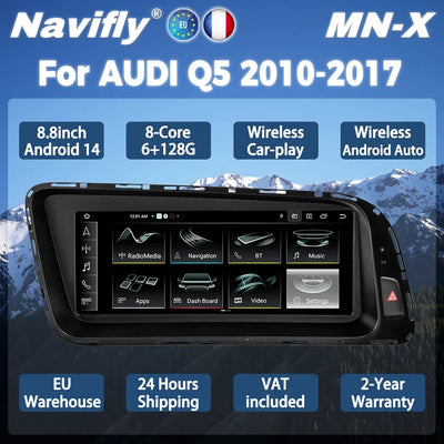 Navifly Audi Q5 8R 2009-2017 Autoradio CarPlay GPS