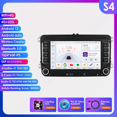 Volkswagen Autoradio Android Multimédia GPS Golf Polo Passat