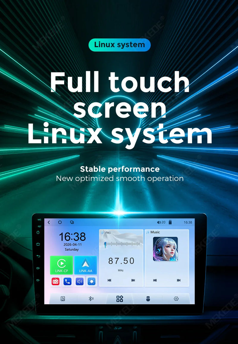Autoradio CarPlay 2 DIN Universel – Écran 9 ou 10 Pouces, Sans Fil, Linux, vue 7