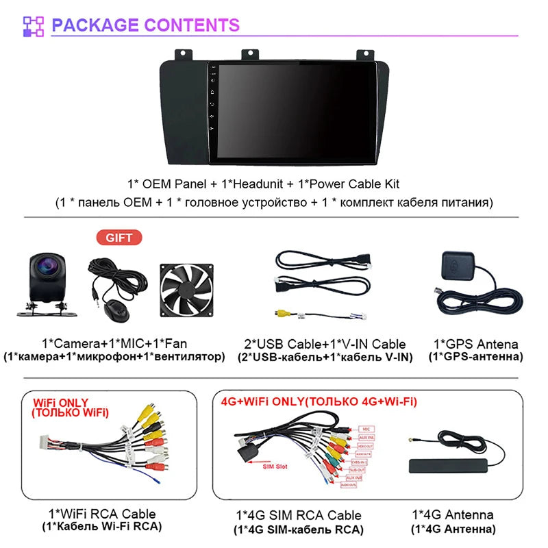 Autoradio CarPlay Volvo XC70, V70 et S60 (2004-2009) – Écran 9 pouces, jusqu'à 16 Go + 256 Go, vue 2