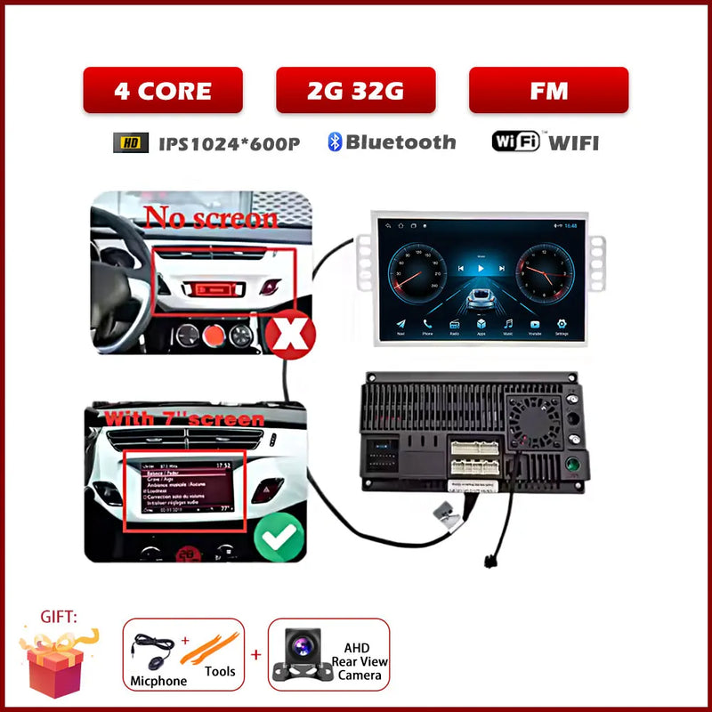 Autoradio CarPlay Citroën C3 et DS3 – Écran IPS 7 pouces, jusqu'à 8 Go + 256 Go, vue 29