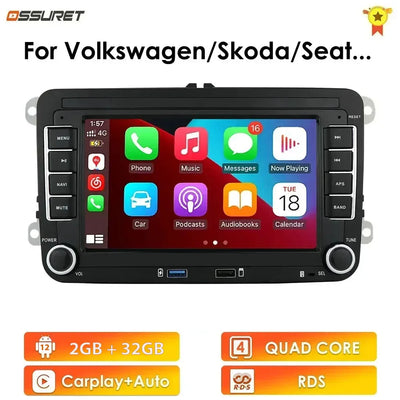 Volkswagen Autoradio Android Multimédia GPS Golf Polo Passat