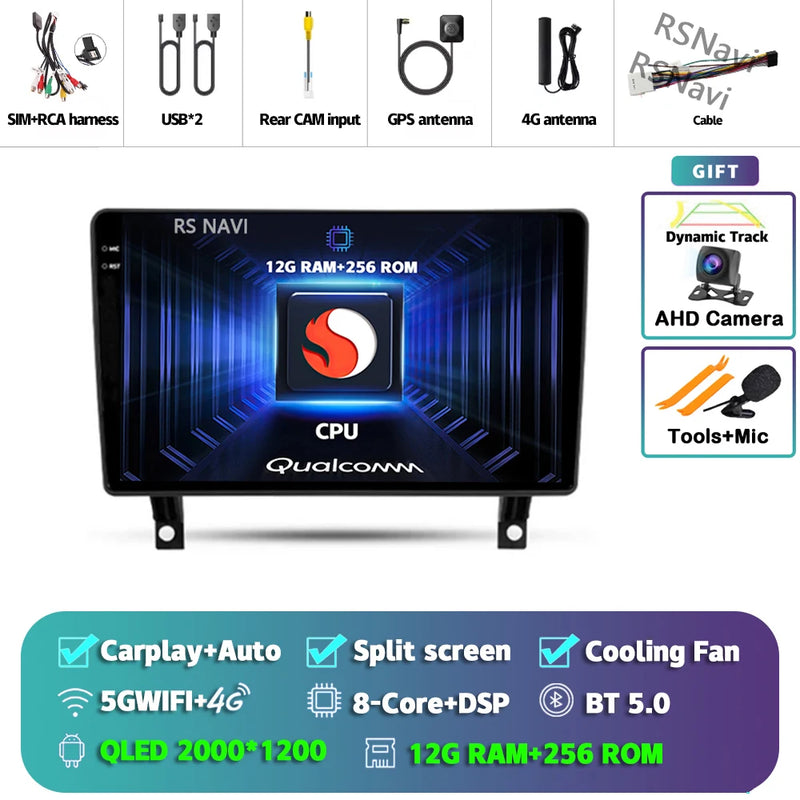 Autoradio CarPlay Opel Antara (2006-2017) – Écran QLED, Android 16, vue 26