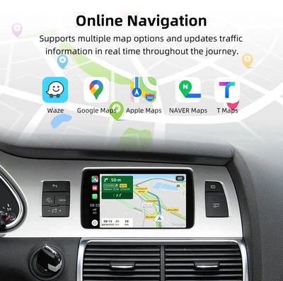 Interface CarPlay Android Auto pour Audi A6 et Q7 MMI 3G
