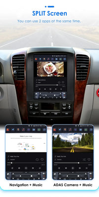 Autoradio CarPlay Kia Sorento BL (2002-2006) – Écran vertical 9,7 pouces, vue 5