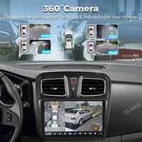 Autoradio CarPlay Dacia Sandero et Logan 2 (2014-2019) – Écran 9 pouces, jusqu'à 12 Go + 256 Go, vue 3