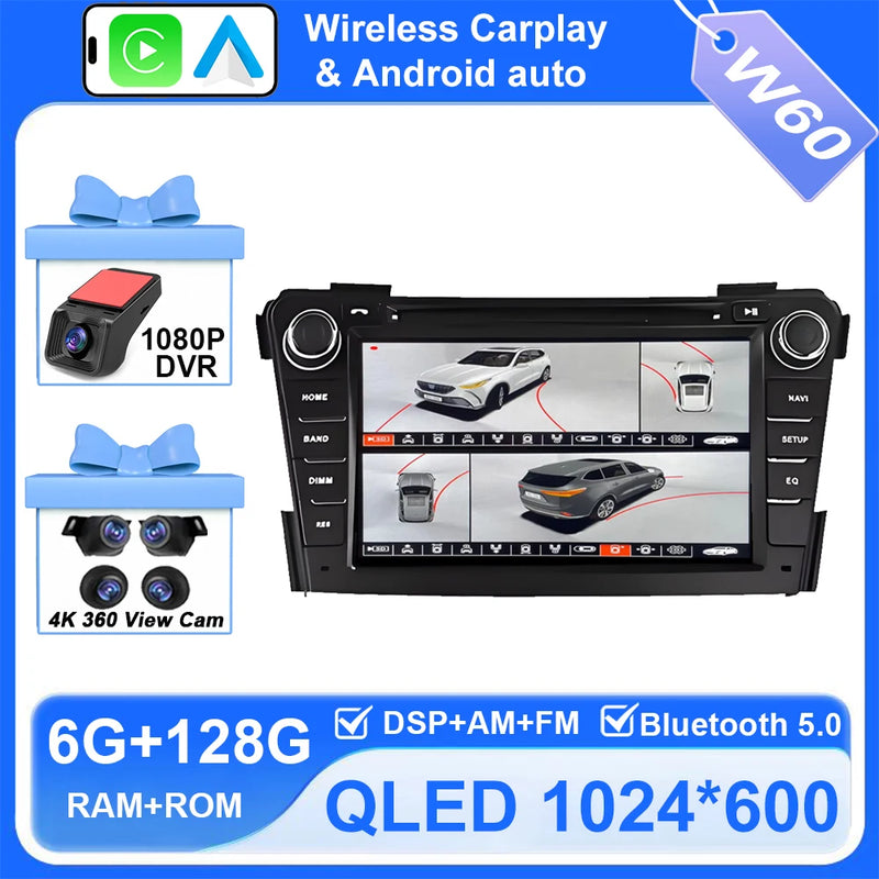 Autoradio CarPlay Hyundai i40 (2011-2019) – Écran QLED 7 pouces sans fil, jusqu'à 8 Go + 256 Go, vue 29