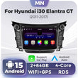 Autoradio CarPlay Hyundai i30 GD et Elantra GT (2011-2017) – Écran IPS 7 pouces, 2 Go + 64 Go