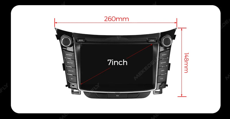 Autoradio CarPlay Hyundai i30 GD et Elantra GT (2011-2017) – Écran IPS 7 pouces, 2 Go + 64 Go, vue 11