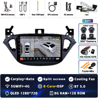 Autoradio CarPlay Opel Corsa E (2014-2019) et Adam (2013-2016) – Écran 9 pouces 2K, jusqu'à 12 Go + 256 Go, vue 8