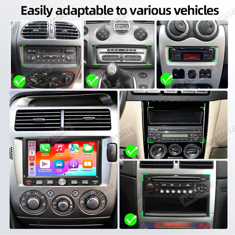 Autoradio CarPlay 1 DIN Universel – Écran 7 Pouces Réglable, Sans Fil, vue 5