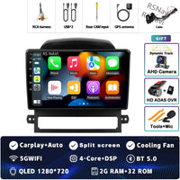 Autoradio CarPlay Chevrolet Captiva (2008-2012) – Écran 9 pouces sans fil, jusqu'à 16 Go + 512 Go, vue 50