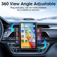 Écran CarPlay Universel Sans Fil 7, 8 ou 9 Pouces – Support Magnétique et Ventouse, vue 2