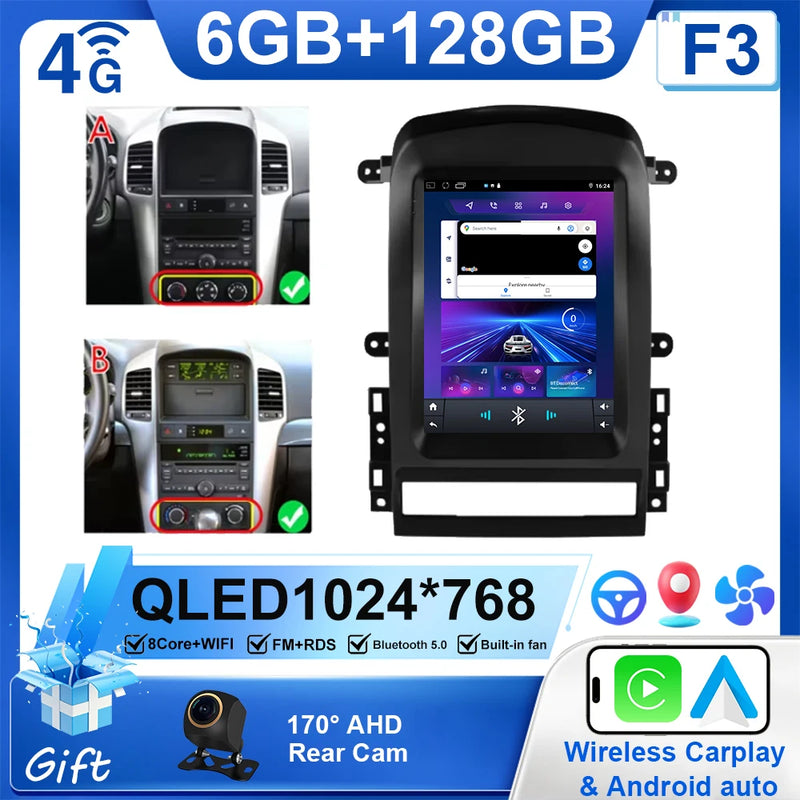 Autoradio CarPlay Chevrolet Captiva (2006-2012) – Écran vertical 9,7 pouces, jusqu'à 8 Go + 256 Go, vue 31