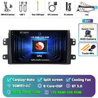 Autoradio CarPlay Suzuki SX4 (2006-2013) – Écran 9 pouces sans fil, jusqu'à 12 Go + 256 Go, vue 33