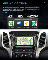 Autoradio CarPlay Hyundai i30 GD et Elantra GT (2011-2017) – Écran IPS 7 pouces, 2 Go + 64 Go, vue 18