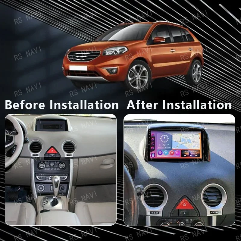 Autoradio CarPlay Renault Koleos (2008-2016) – Écran 9 pouces sans fil, jusqu'à 16 Go + 512 Go, vue 7