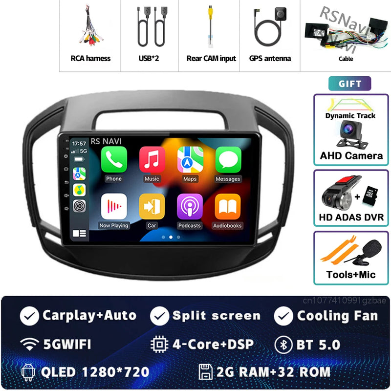 Autoradio CarPlay Opel Insignia (2013-2017) – Écran QLED, Android 16, jusqu'à 16 Go + 512 Go, vue 28