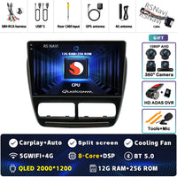 Autoradio CarPlay Fiat Doblo (2010-2015) – Écran 9 pouces sans fil, jusqu'à 16 Go + 512 Go, vue 17