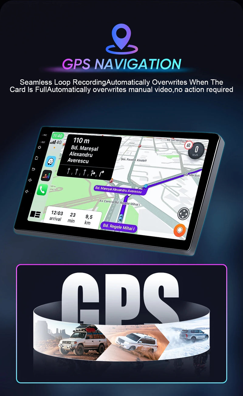 Autoradio CarPlay Nissan Qashqai J10 (2006-2013) – Écran 9 pouces, option écran 2K, jusqu'à 12 Go + 256 Go, vue 30